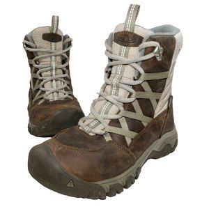 KEEN HooDoo III Leather Waterproof Winter Boots Women US 6, UK 3.5, EU 37